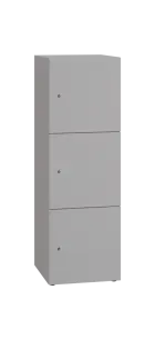 DOMINIT 33 úložná skříň 3-boxová, 1367x450x400 mm, šedá